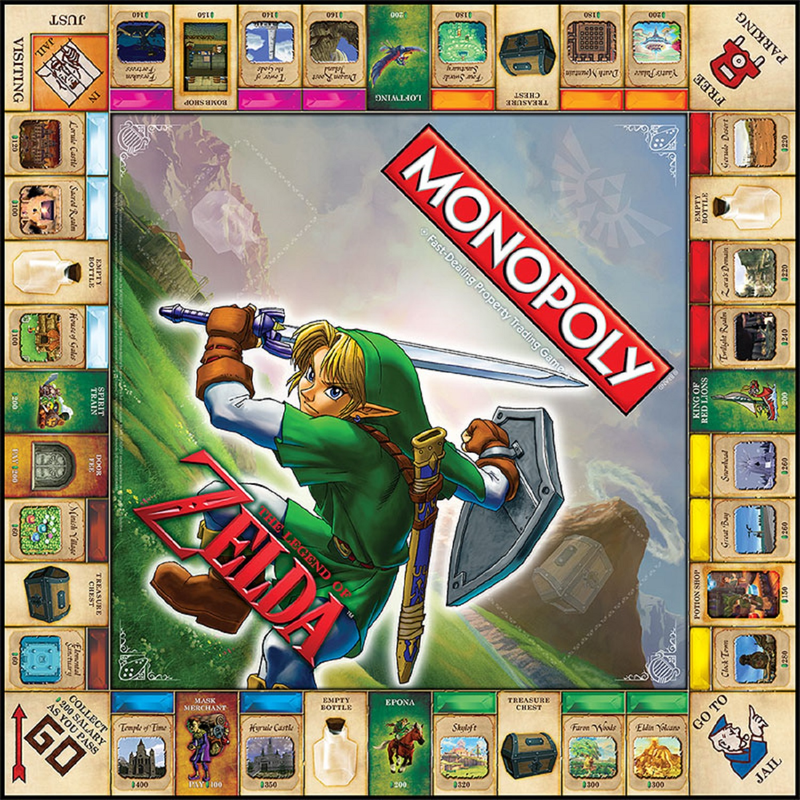 Illustration for article titled This Is The Zelda Monopoly Game Board, Out Next Month